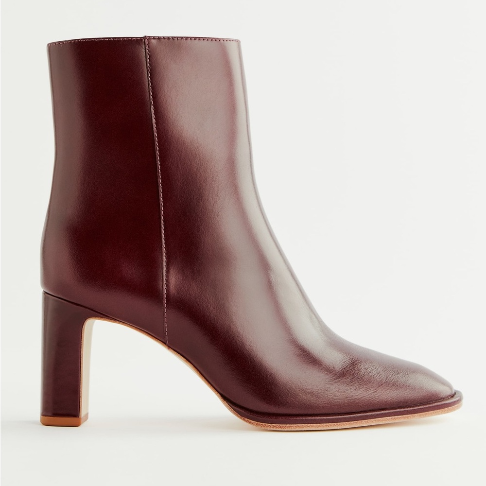 Reformation Gillian Ankle Boot - Ruby